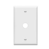Enerlites 8861-W PhoneCable Wall Plate Standard