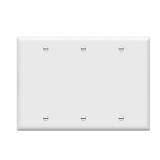 Enerlites 8803-W 3 Gang Blank Wall Plate White