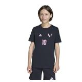 Adidas Messi Graphic T-Shirt Boys XS Black