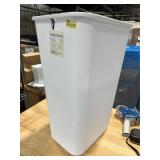 gal Waste Bin White No Lid