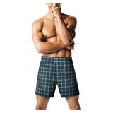 Hanes Tartan Plaid Boxer Shorts Size L 5pk