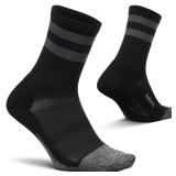 Feetures Elite Light Cushion Mini Crew Socks Large
