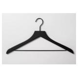 Brightroom Wood Suit Hangers Black 6pk