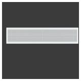 Powrocket Linear Bar Air Grille 36 X 8 White