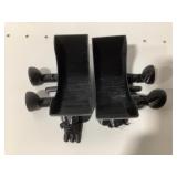 D Printed Black Headphone Stand Mounts 2pk