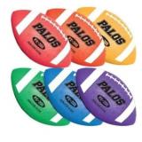 Palos Sports PX-300 Colored Rubber Footballs 6pk