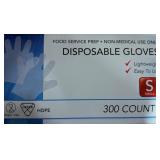WeVeel HDPE Disposable Gloves Small 300ct