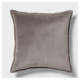 Threshold 89213630 Velvet Reverse Oblong Pillow