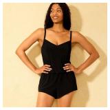 Shade Shore Womens Swim Romper One Piece