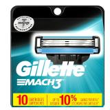 Gillette Mach3 Razor Refills 10ct