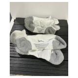 Feetures Performance Athletic Socks White Gray SL