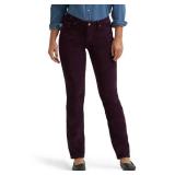 Lee Legendary Straight Jeans Deep Wine Size 16R