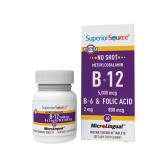 Superior Source Vitamin B-12 5000mcg 60ct