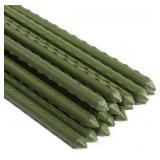 ft Steel Garden Stakes Plastic Coated 10pk