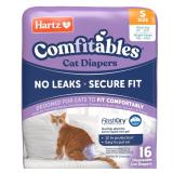 Hartz Comfitables Cat Diapers Small 16ct