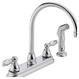 Delta Peerless Claymore 8in Two Handle Faucet