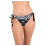 La Blanca Side Tie Hipster Bikini Bottom Black 12