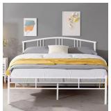 Vecelo XF-CST02-BRN Victorian Queen Bed Frame