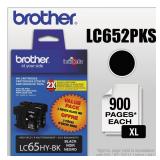 Brother LC65HYBK2 Ink Cartridge Black 2pk