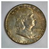 1952 Franklin Half Dollar in Protective Flip