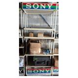 Vtg. Sony Color TV Adv. Shelf
