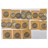 1917'-33' Walking Liberty Half Dollar Lot