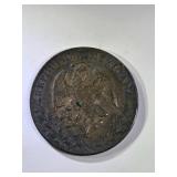 DESC 1891 Mexican 8 Reales Coin with Eagle and Cap