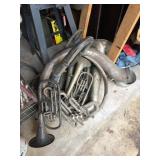 Brass Sousaphones and Musical Instruments