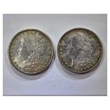 Morgan Silver Dollars, 1896 and 1900