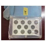 United States Wartime Silver Nickels Collection wi