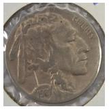 1937 Buffalo Nickel in White Cardboard Holder
