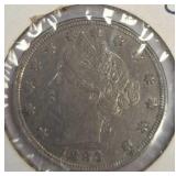 1883 Liberty Nickel 'No Cents'