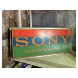 Vtg. Sony Trinitron Color TV Illuminated Sign