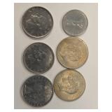 Six Turkish and Iranian Coins