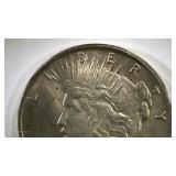 PIC 1922 Peace Silver Dollar, United States Mint