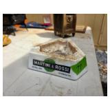 Martini & Rossi Ceramic Advertising Ashtray