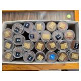 U.S. Pennies in Labeled Rolls