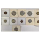 World Coins in Holders