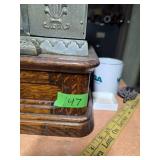 National Cash Register with Ornate Metal Design