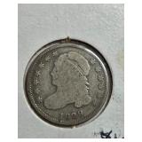 1829 Capped Bust Dime in G/AG Condition