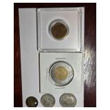 World Coins in Various Holders