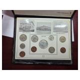 1962 US Mint Proof Coin Set with Case