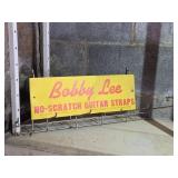 Bobby Lee No-Scratch Guitar Straps Display Sign