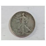 1937 Walking Liberty Half Dollar Coin