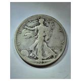 1923-S Walking Liberty Half Dollar Coin