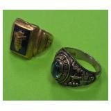Two 10K Rings: Metal Arts and Balfour