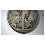 1918 Walking Liberty Half Dollar Coin