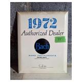 1972 Bach Authorized Dealer Advertisement Sign