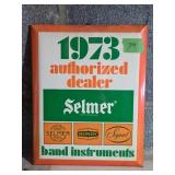 1973 Selmer Authorized Dealer Promo Sign