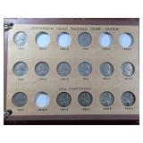 Qty. 66 Jefferson Nickels, 1938-1965